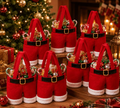 4-Piece Santa Pants Christmas Gift Bags