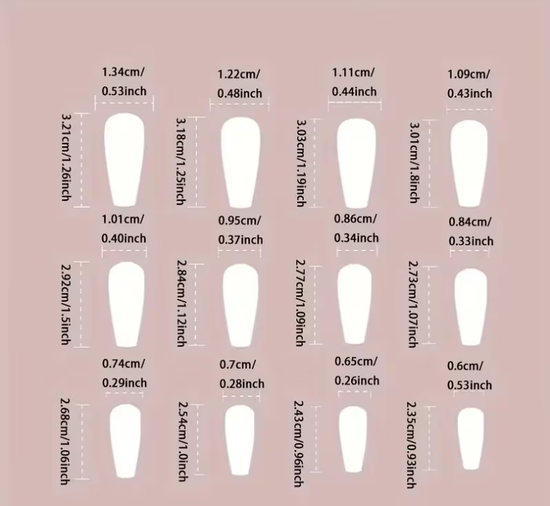 Christmas Press-On Nails – 47-Piece Holiday Nail Set