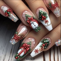 Christmas Press-On Nails – 47-Piece Holiday Nail Set