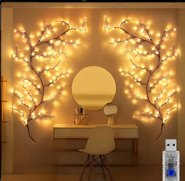 USB Flexible LED Christmas Vine Light